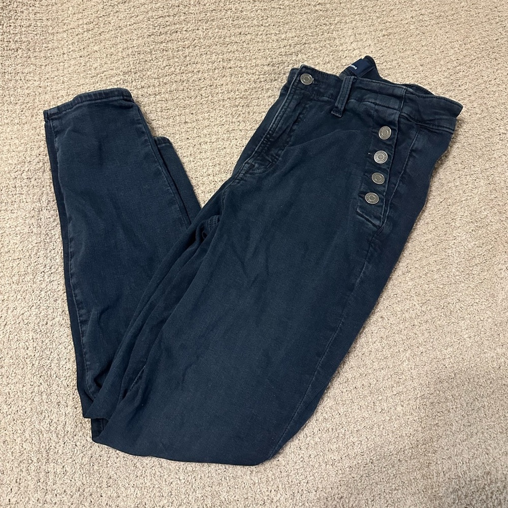 Women's Dark Blue Jeans